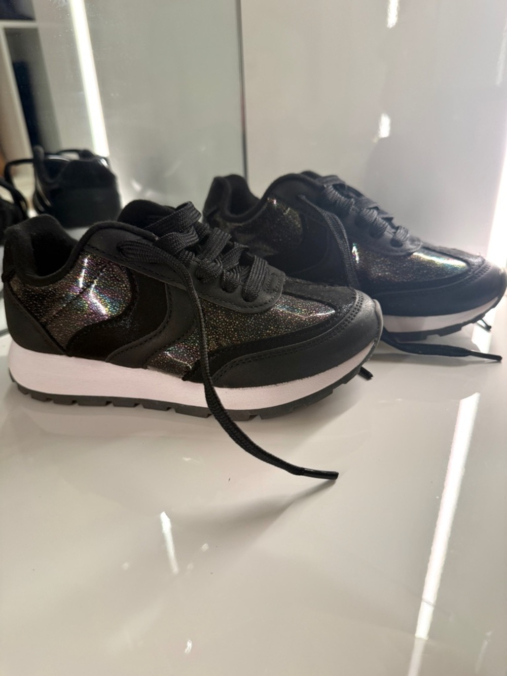 Girls Cat & Jack Sparkle Sneakers